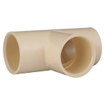 Charlotte CTS 02400 1600 Tee, 2 in Nominal, Socket End Style, CPVC, Domestic