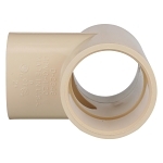 Charlotte CTS 02400 1600 Tee, 2 in Nominal, Socket End Style, CPVC, Domestic