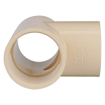 Charlotte CTS 02400 1600 Tee, 2 in Nominal, Socket End Style, CPVC, Domestic