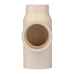 NIBCO® M099450 4711 Tee, 1 x 1 x 3/4 in Nominal, CTS Slip End Style, CPVC, Domestic