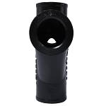 Charlotte EZS 00001 0600 FIG 1 Double Fixture Fitting, 2 x 1-1/2 in Nominal, Spigot x Spigot x FNPT x FNPT End Style, Cast Iron, Domestic