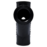 Charlotte EZS 00001 0600 FIG 1 Double Fixture Fitting, 2 x 1-1/2 in Nominal, Spigot x Spigot x FNPT x FNPT End Style, Cast Iron, Domestic