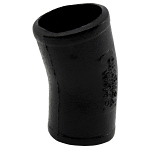 Charlotte NH 00014 0800 1/16 DWV Pipe Bend, 2 in Nominal, Spigot End Style, Cast Iron, Black, Domestic