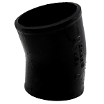 Charlotte NH 00014 1000 1/16 DWV Pipe Bend, 3 in Nominal, Spigot End Style, Cast Iron, Black, Domestic
