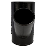 Charlotte NH 00020 3400 Pipe Wye-Branch, Fitting/Connector: Reducing Wye, 6 x 6 x 4 in Nominal, Spigot End Style, Cast Iron, Black, Domestic