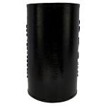Charlotte NH 00020 3400 Pipe Wye-Branch, Fitting/Connector: Reducing Wye, 6 x 6 x 4 in Nominal, Spigot End Style, Cast Iron, Black, Domestic