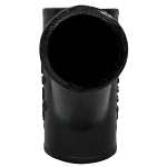 Charlotte NH 00022 1400 Combination Wye, Fitting/Connector: Reducing Wye, 3 x 3 x 2 in Nominal, Spigot End Style, Cast Iron, Black, Domestic