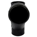 Charlotte NH 00022 1600 Combination Wye, Fitting/Connector: Wye, 3 in Nominal, Spigot End Style, Cast Iron, Black, Domestic