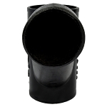 Charlotte NH 00022 2000 Combination Wye, Fitting/Connector: Reducing Wye, 4 x 4 x 3 in Nominal, Spigot End Style, Cast Iron, Black, Domestic