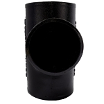 Charlotte NH 00028 2000 Sanitary Tee, 4 x 4 x 3 in, Spigot, Cast Iron, Black, Domestic