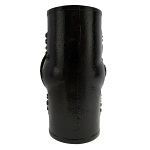 Charlotte NH 00036 0800 Test Tee, 3 in, Spigot x Spigot x FNPT, Cast Iron, Black, Domestic