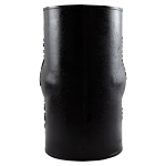 Charlotte NH 00036 1400 Test Tee, 6 in, Spigot x Spigot x FNPT, Cast Iron, Black, Domestic