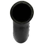 Charlotte NH 00042 0800 Long P-Trap, 2 in, Spigot, Cast Iron, Black, Domestic