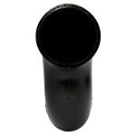 Charlotte NH 00042 1000 Long P-Trap, 3 in, Spigot, Cast Iron, Black, Domestic