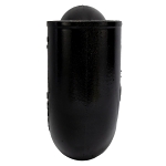 Charlotte NH 00042 1000 Long P-Trap, 3 in, Spigot, Cast Iron, Black, Domestic