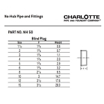 Charlotte NH 00050 1000 Blind Plug, 3 in Nominal, Spigot End Style, Cast Iron, Black, Domestic