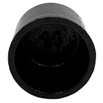 Charlotte NH 00050 0800 Blind Plug, 2 in Nominal, Spigot End Style, Cast Iron, Black, Domestic