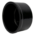 Charlotte NH 00050 1000 Blind Plug, 3 in Nominal, Spigot End Style, Cast Iron, Black, Domestic