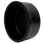 Charlotte NH 00050 1200 Blind Plug, 4 in Nominal, Spigot End Style, Cast Iron, Black, Domestic