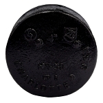Charlotte NH 00050 1200 Blind Plug, 4 in Nominal, Spigot End Style, Cast Iron, Black, Domestic