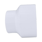 Charlotte PVC 00102 1850, Reducing Coupling, 8 x 4 in nominal, Hub end style, SCH 40/STD, PVC, Domestic