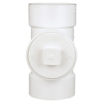 Charlotte PVC 00444X 1400, 6 in nominal, Hub x Hub x FNPT end style, SCH 40/STD, PVC, Domestic
