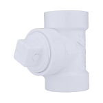 Charlotte PVC 00444X 1600, 8 in nominal, Hub x Hub x FNPT end style, SCH 40/STD, PVC, Domestic