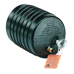 Cherne® 041386 Pneumatic Pipe Plug, 8 in Pipe, 17 psi Working, Natural Rubber