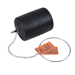 Cherne® Test-Ball® 270067 Pneumatic Pipe Plug, 6 in Pipe, 13 psi Working, Natural Rubber