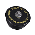 Cherne® Clean-Out Gripper® 270168 Mechanical Pipe Plug, 2 in Pipe, 1.9 in L, 17 psi Back Working, ABS, Black, Import