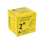 Cherne® Clean-Out Gripper® 270168 Mechanical Pipe Plug, 2 in Pipe, 1.9 in L, 17 psi Back Working, ABS, Black, Import