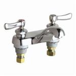 Chicago Faucet® 802-ABCP Lavatory Sink Faucet, Polished Chrome, 2 Handles, 2.2 gpm Flow Rate