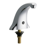 Chicago Faucet® E-Tronic® 40 116.606.AB.M Sink Faucet With Dual Beam Infrared Sensor, Polished Chrome, 0.5 gpm