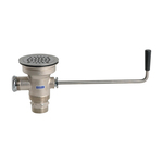 Chicago Faucet® 1366-NF Twist Drain, For Use With 3-1/2 in Sink Opening, 1-1/2 to 2 in NPT Outlet, Import