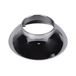 Dearborn® 1121B-1 Deep Flange With Setscrew, 1-1/2 in OD, Cast Brass, Polished Chrome, Import