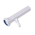 Dearborn® PP9816 Branch Tailpiece, 1-1/2 in Pipe, 8 in L, Slip Joint Connection, Polypropylene, Import