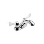 DELTA® 2529LF-LGHGMHDF Centerset Lavatory Faucet, HDF®, Polished Chrome, 2 Handles, 0.5 gpm Flow Rate