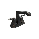 DELTA® 2564-RBMPU-DST Ashlyn® Centerset Lavatory Faucet, Venetian Bronze, 2 Handles, Metal Pop-Up Drain, 1.2 gpm Flow Rate