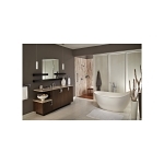 DELTA® 3559-MPU-DST Trinsic® Widespread Lavatory Faucet, Commercial, 1.5 gpm Flow Rate, 4-15/16 in H Spout, 4 to 16 in Center, Polished Chrome, 2 Handles, Pop-Up Drain