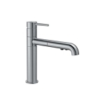 DELTA® 4159-AR-DST Trinsic® Kitchen Faucet, Commercial, 1.8 gpm Flow Rate, 120 deg Swivel Spout, Arctic™ Stainless Steel, 1 Handles, 1/3 Faucet Holes, Domestic