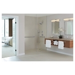 DELTA® 50560-PR Handshower Wall Elbow, 1/2 in Nominal, FNPT x NPSM End Style, Solid Brass, Import