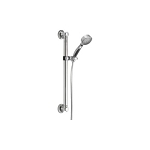 DELTA® 51900 Traditional Decorative Shower Kit, 9 Shower Head, 2 gpm Flow Rate, 82 in L Hose, Polished Chrome, Import