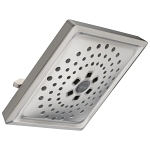 DELTA® 52684-SS-PR Universal Showerhead With H2Okinetic® Technology, 1.75 gpm Max Flow, 3 Sprays, 7-5/8 in L x 7-5/8 in W x 3-1/2 in H Head, Import