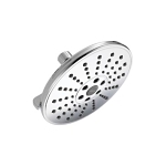 DELTA® 52688-PR Universal Showerhead With H2Okinetic® Technology and Touch-Clean® Technology, 1.75 gpm Max Flow, 3 Sprays, 7-11/16 in Dia x 3-7/16 in H Head, Import
