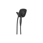DELTA® 58498-BL In2ition® 2-in-1 Shower Head and Hand Shower Combo, 1.75 gpm Flow Rate, 60 to 82 in L Hose, Matte Black, Import