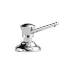 DELTA® RP1002 Classic Soap/Lotion Dispenser, Polished Chrome, 13 oz Capacity, Deck Mount, Metal, Import