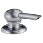 DELTA® RP50813AR Leland® Soap/Lotion Dispenser, Arctic™ Stainless Steel, 13 oz Capacity, Deck Mount, Metal, Import