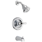 DELTA® T13420-H2OT Monitor® 13 Tub and Shower Trim, 1.5 gpm Shower, Polished Chrome