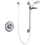 DELTA® T13H153 Universal Shower Valve Trim, MultiChoice®, 1.5 gpm, Polished Chrome, Import
