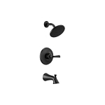 DELTA® T14433-BL Monitor® 14 Series Tub and Shower Trim, 1.75 gpm Shower, Matte Black